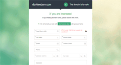 Desktop Screenshot of devfreedom.com