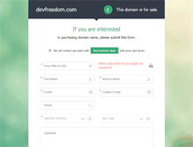 Tablet Screenshot of devfreedom.com